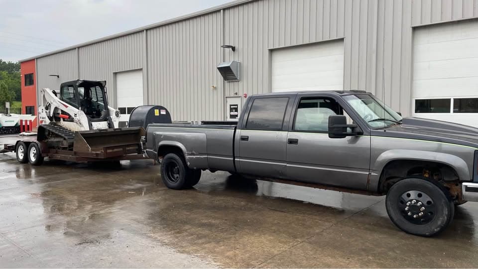 Hauling heavy equipment