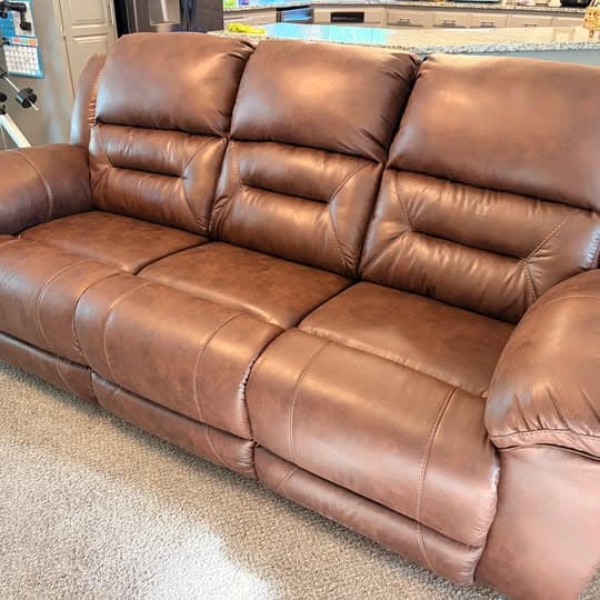 Ashley Furniture Stoneland Manual Reclining Sofa