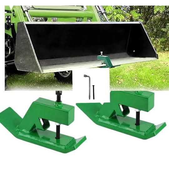 Heavy Duty 12" Steel Tractor Bucket Protector