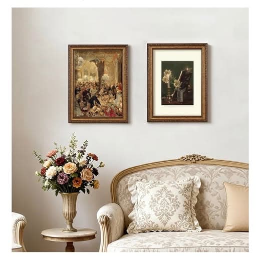12” x 16” Golden Accented Picture Frames