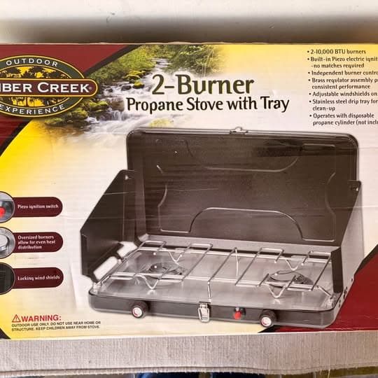 Camping Grill- 2 burner propane