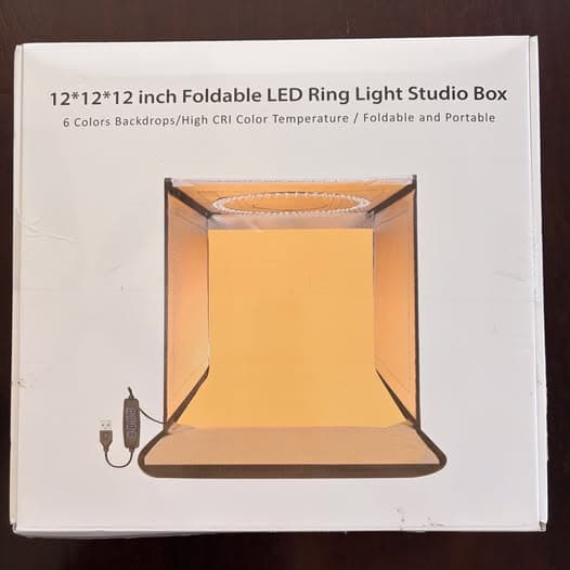 Ring Light Studio light box 12" x 12"