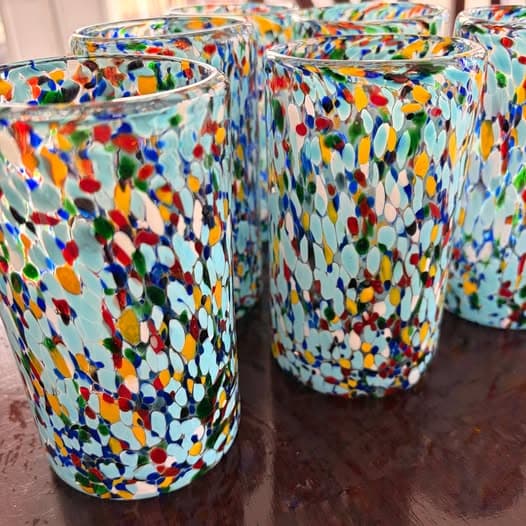 Cocktail glasses/drinking glasses hand blown glass