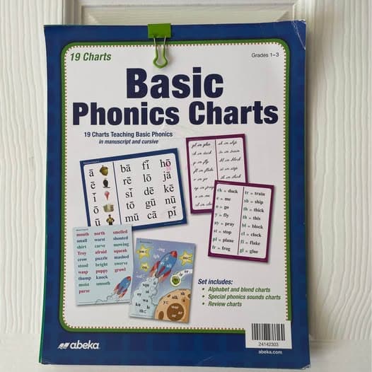 Abeka Basic Phonics Charts