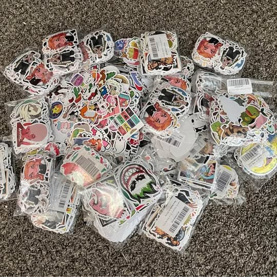 Vinyl stickers- hello kitty, anime,miscellaneous