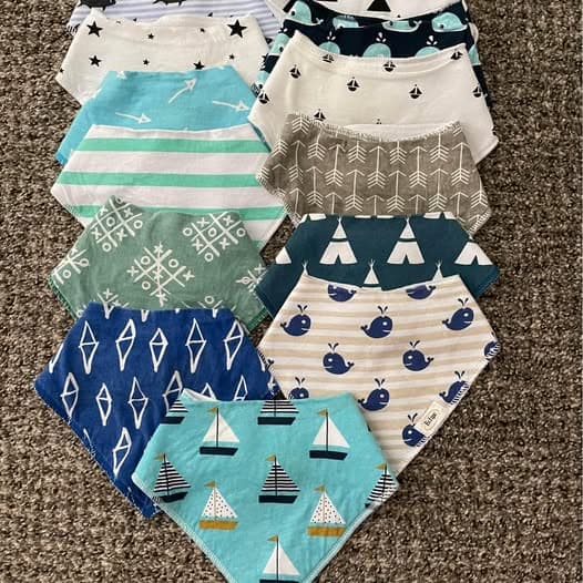 Boy bandana bibs
