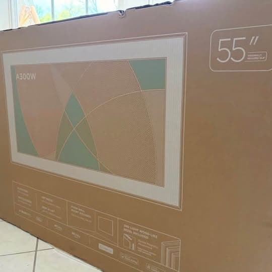 TCL 55” Wood Frame UltraThin TV