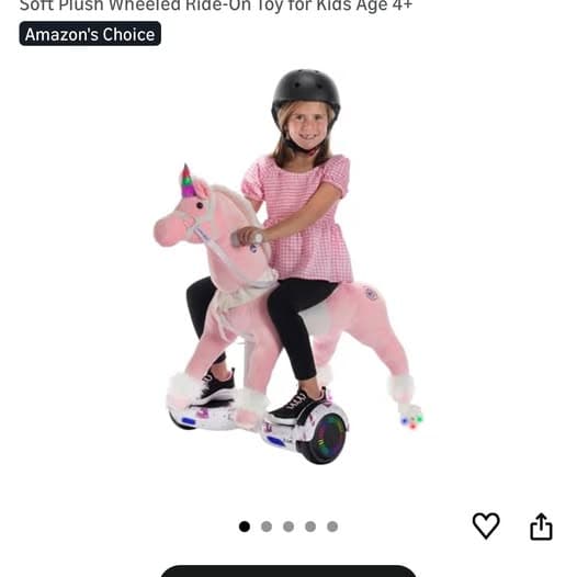 Power Pony Hoverboard Ride On Unicorn