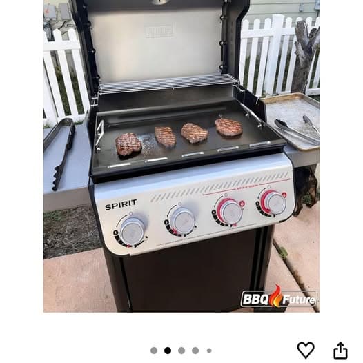Full Size Griddle Insert for Weber Spirit