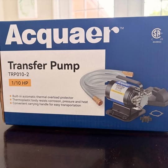 Portable Electric Utility Water Transfer Pump