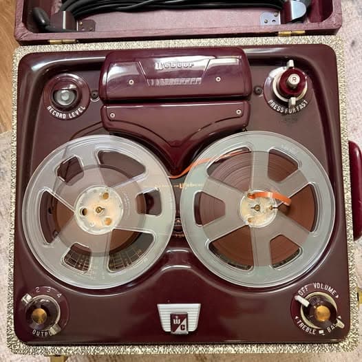 Vintage Webcor Reel to Reed Tape Recorder