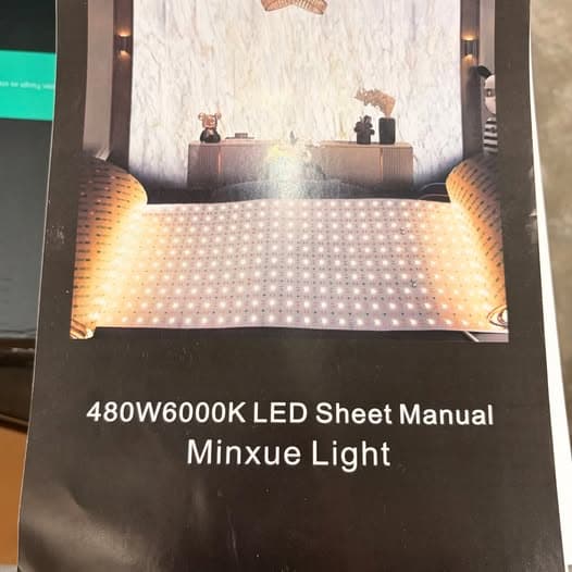 LED Sheet Lights 480W White Color