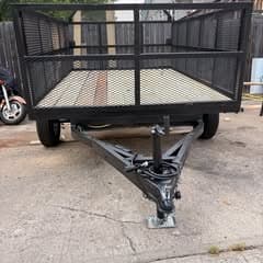 Drop Sides Ramp Gate Trailer 7K LBS! Dump, Load,