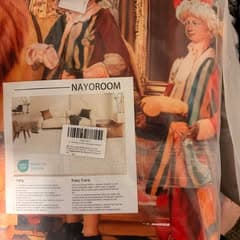 8' x 10' Area Rug NAYOROOM Baroque Style Palace Faux Wool Rug 8x10