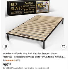Wooden Bed Slats for California King