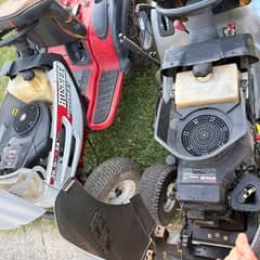 2 Mowers ! Huskee Supreme GT and Craftsman LT2000 Riding Lawn Mowers 1/1