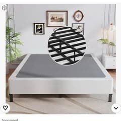 Full sized box spring and base