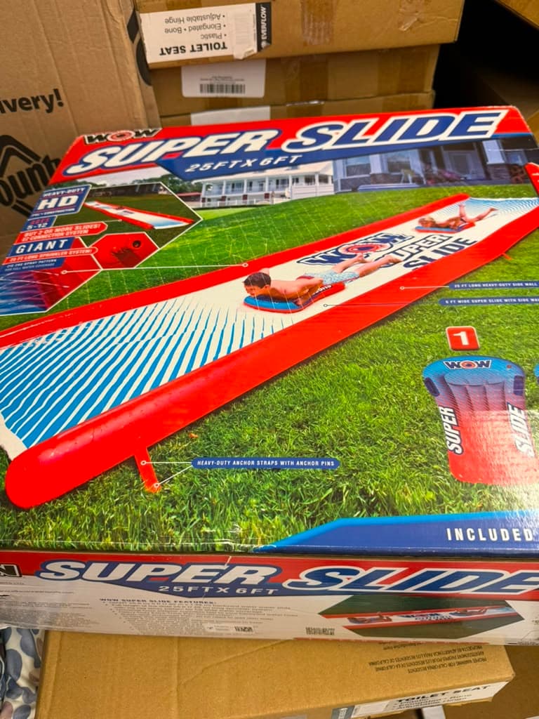 WOW Super Slide 25ft x 6ft Heavy-Duty Water Slide